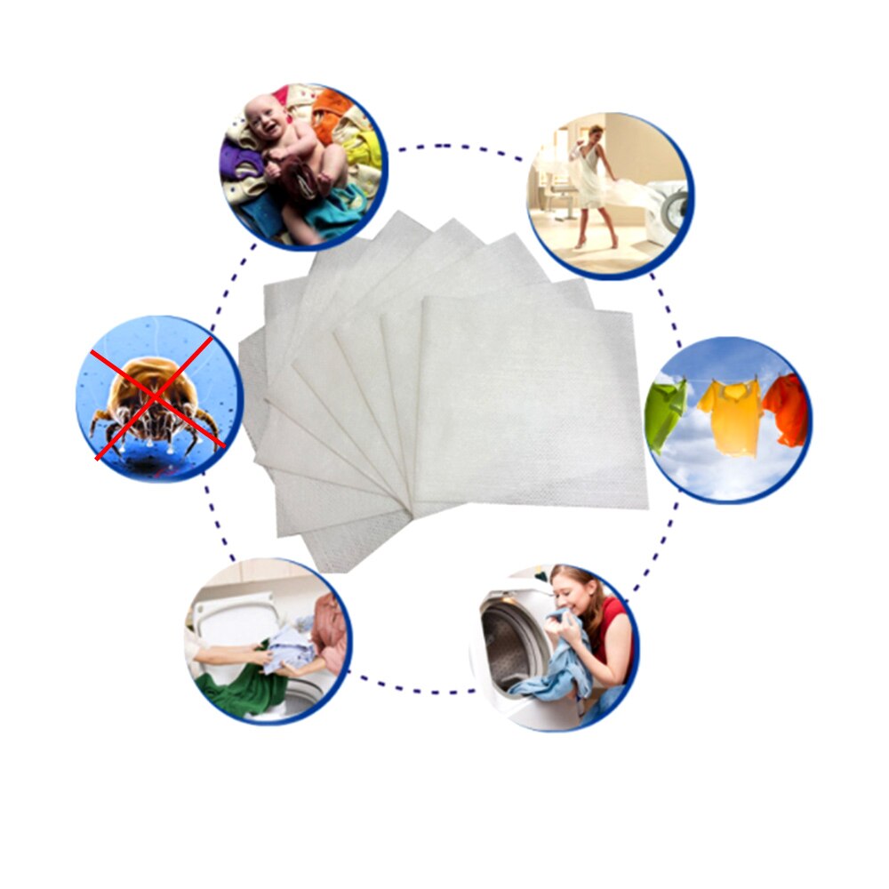 Discos de teñido de fibra viscosa blanca, 11X14 cm, 20/50/100 piezas, absorción de Color, papel antiteñido