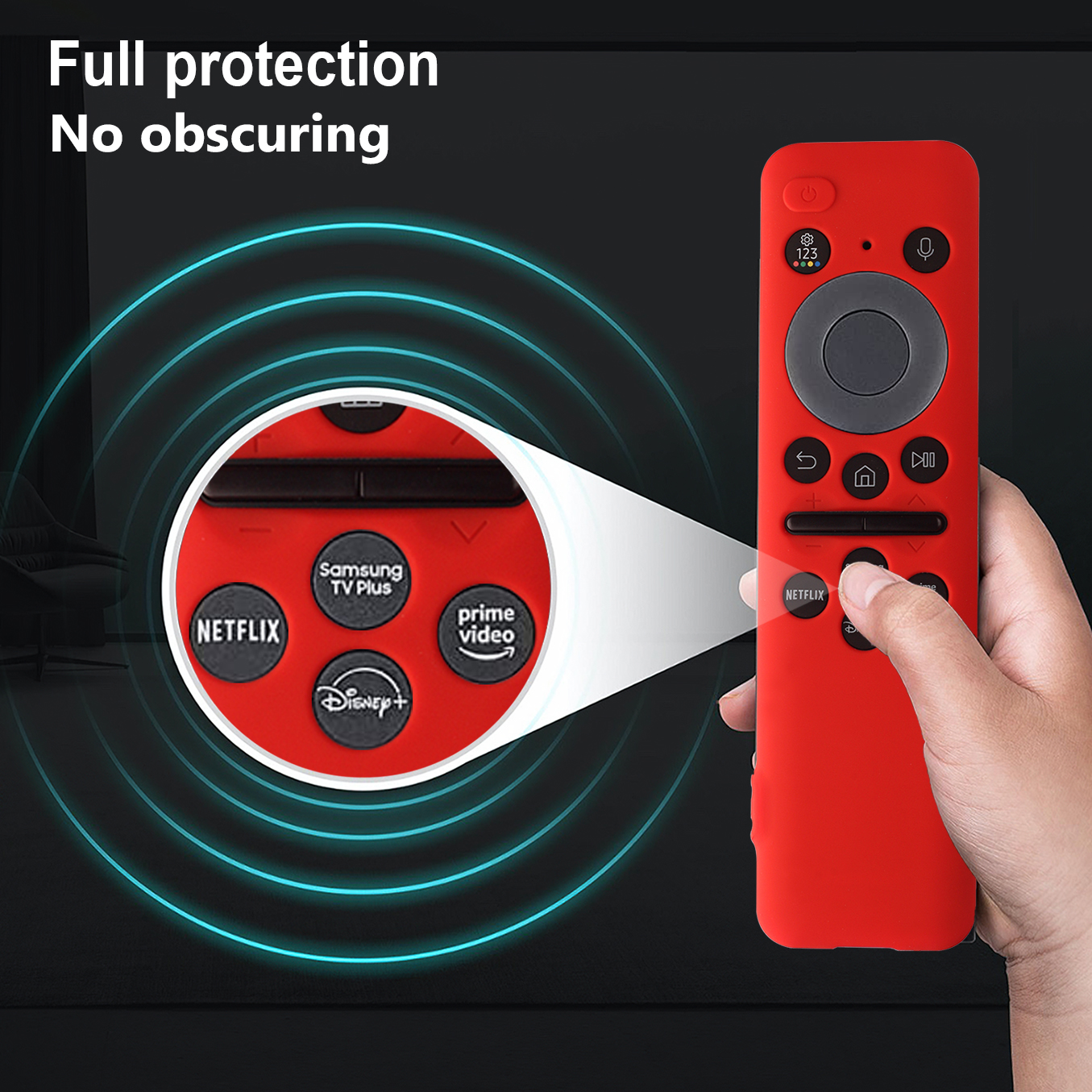 Silicone Protective Cover for Samsung Smart TV Remote Control BN59-01432 BN59-01436 TM2360 for Samsung Solar Cell Remote Case