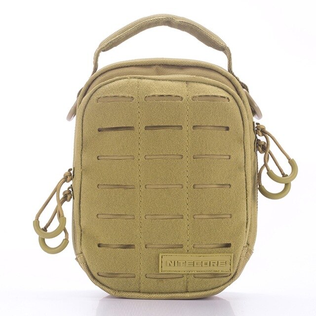 NITECORE NDP10 NDP20 NUP10 NUP20 NUP30 Utility Pouch Multifunctional Daily Pouch Portable Outdoor bag for flashlights Tools: NUP20 tan