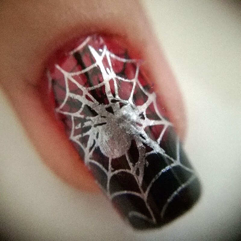 Geboren Pretty Halloween Thema Nail Stempelen Plate Pompoen Spider Afbeeldingsstempel Template Nail Art Stencil Platen