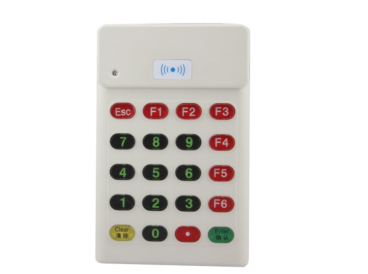 125Khz Rfid Numeric keypad EM Card Reader USB Interface: White