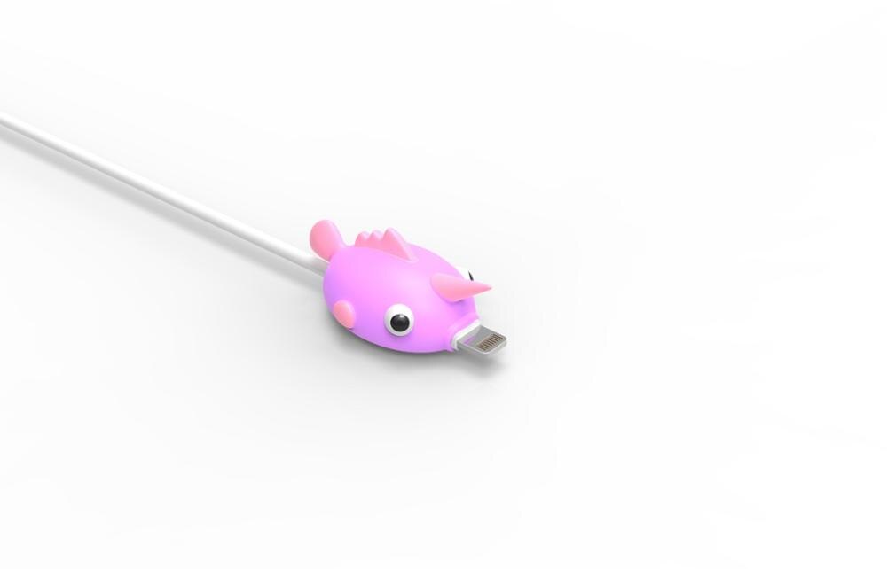 Protecteur De Câble Mignon En Forme D'hippopotame - Pour IPhone - Neuf