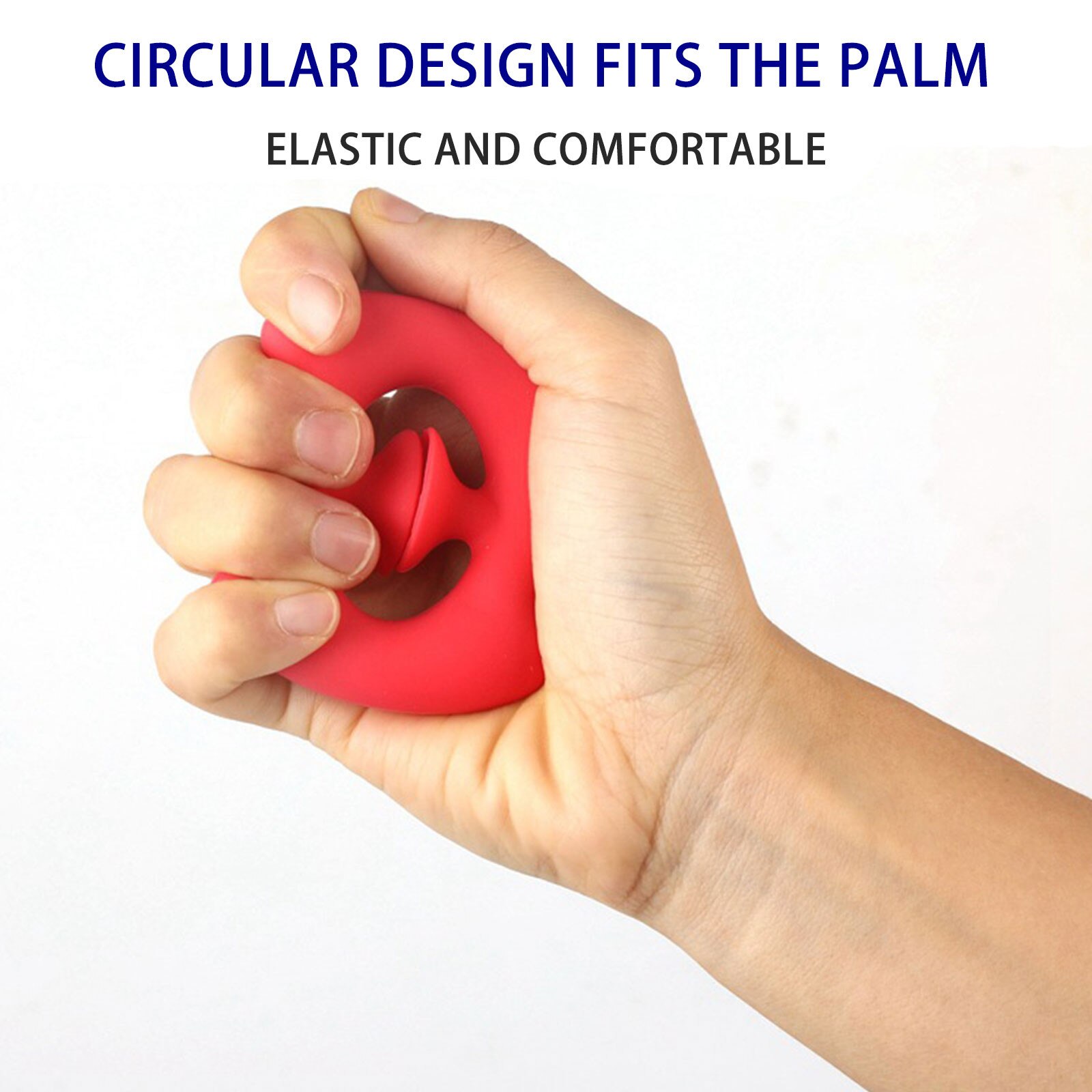 Stress Reliever Toys Grip Ring Sensory Toy Autism Special Needs Fidget Toy Anxiety Relief Toys Adult Extrusion Sensory Toy