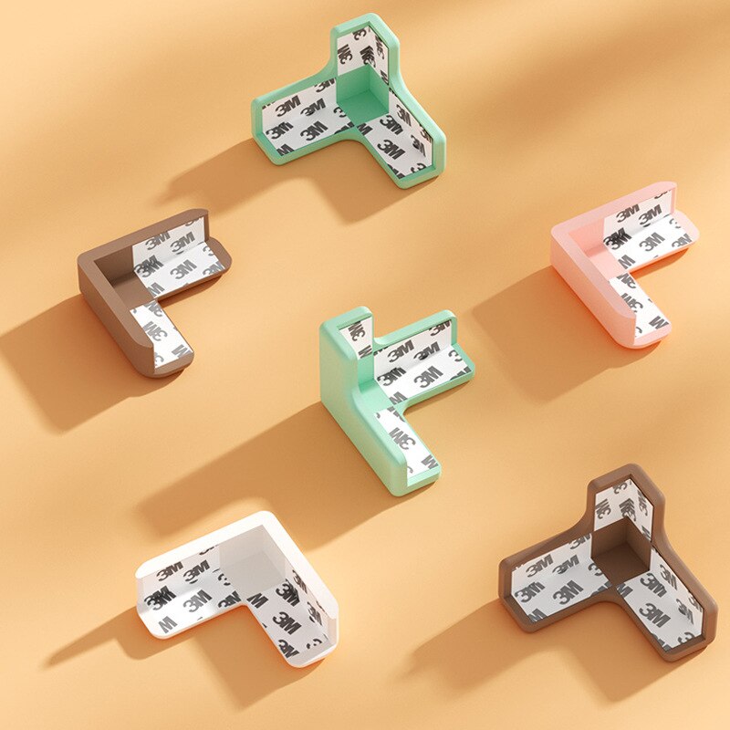 1Pc L T Shaped Babies Table Edge Corner Guards Protection Cover Children Desk Cupboard Corner Anti-collision Silicone Guards Pad