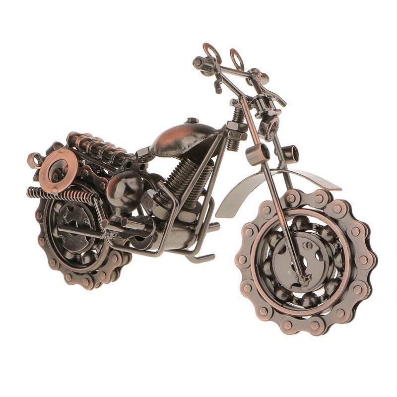 Jahrgang Metall Handwerk Motorrad Motorrad Modell Heimat Dekor Ornament