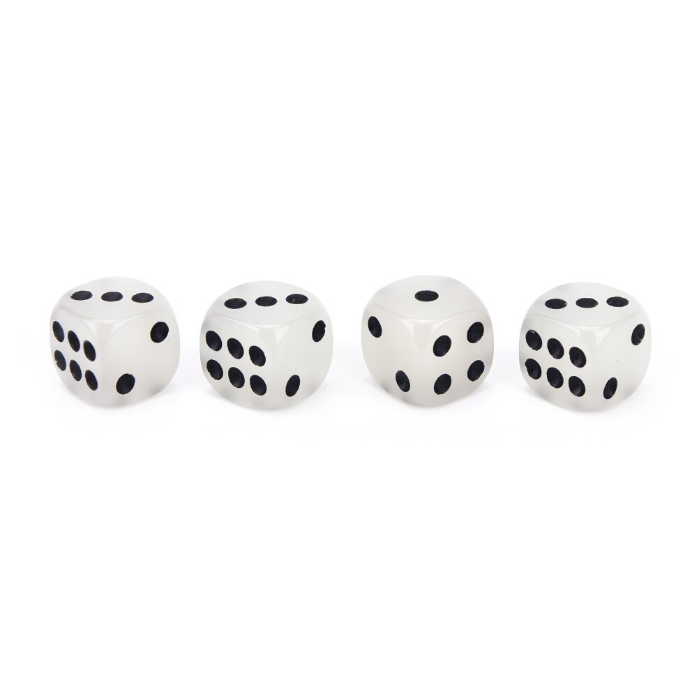 4pcs Noctilucent Dice 6 Side 14mm Light luminous T... – Grandado