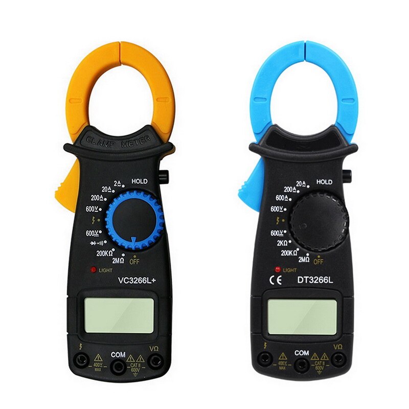 Digital Current Clamp Ammeter AC DC Voltmeter Tester Electrical Multimeter Clamp FireWire Identify Ammeter Voltmeter Ohmmeter