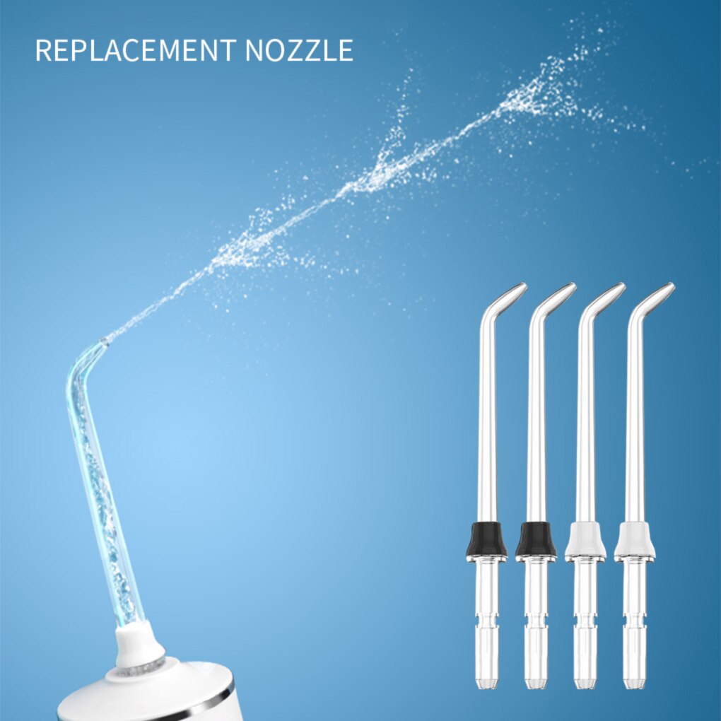 4pcs Water Flosser Tip Water Toothbrush Refill Head Teeth Cleaning Replacement for Waterpik