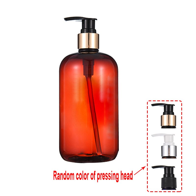 500Ml Badkamer Shampoo Douche Flessen Hervulbare Zeepdispenser Druk Dispenser Met Aparte Label Stickers: C