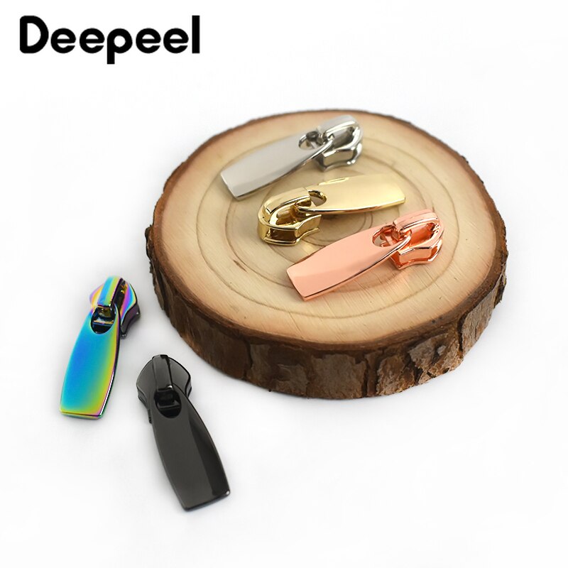 10pcs 5# Zipper Silder for Nylon Zip for Jacket Pocket Zippers Head Puller DIY Zips Repair Replacement Sewing Accessories ZT026