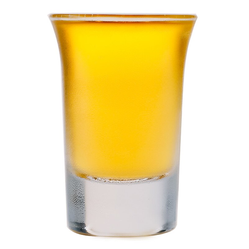 30-38ml Thick-Bottomed Shot Glass Cocktail Vodka Sake Shochu Tequila Cup Fruit Wine Family Bar Drinkware
