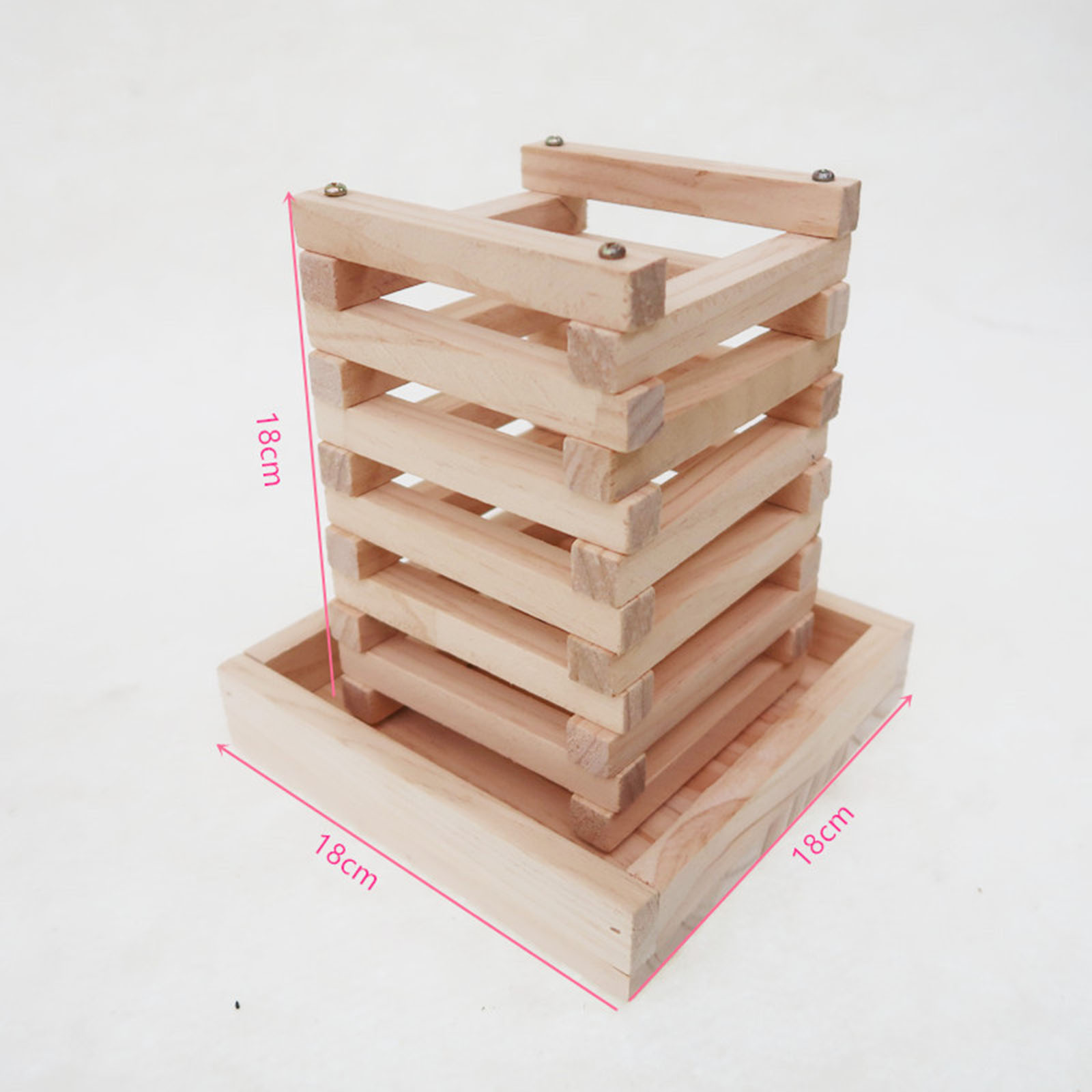 Bunny Hay Manger Feeder Hay Holder Wooden Rabbit Hay Feeder for Small Animals Cage Accessories Guinea Pig Hedgehog Ferret