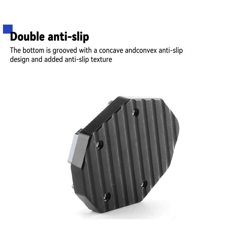KEVANLY Aluminium Motorcycle Bike Kickstand Extender Voet Zijstandaard Extension Voet Pad Ondersteuning Plaat Motor Accessoire