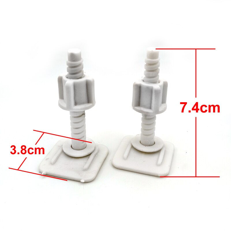 SEIWEI 5,5 cm Quick Release Toiletbril Bevestigingen, 2 Pack Universele Toiletbril Scharnier Fittingen voor WC Toilet Blind Gaten SEIWEI 5,5 cm Quick Release Toiletbril Bevestigingen, 2 Pack Universele Toiletbril Scharnier Fittingen voor WC Toilet Blind Gaten