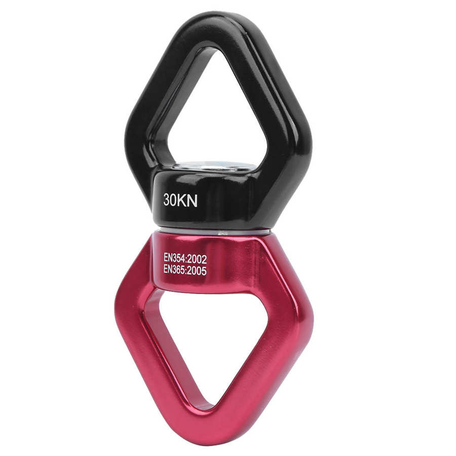 Outdoor Rock Climbing Yoga Rotating Ring Universal Climbing Hanging Wheel Swing Connector Safety Climbing Connector Buckle
