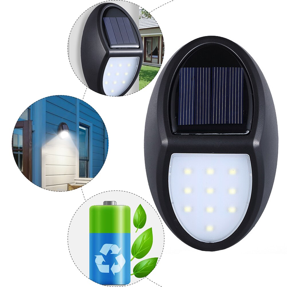 Solar Sensor Light Outdoor Garden Wall Light Decoration Energy Saving Lamp