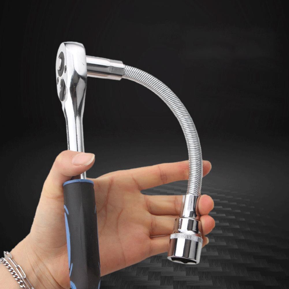 Hex Flexible Shaft Extension Drill Impact Driver Ratchet Screwdriver Bits Extend Rod Socket Ratchet Wrench Bar Adjustment Tools
