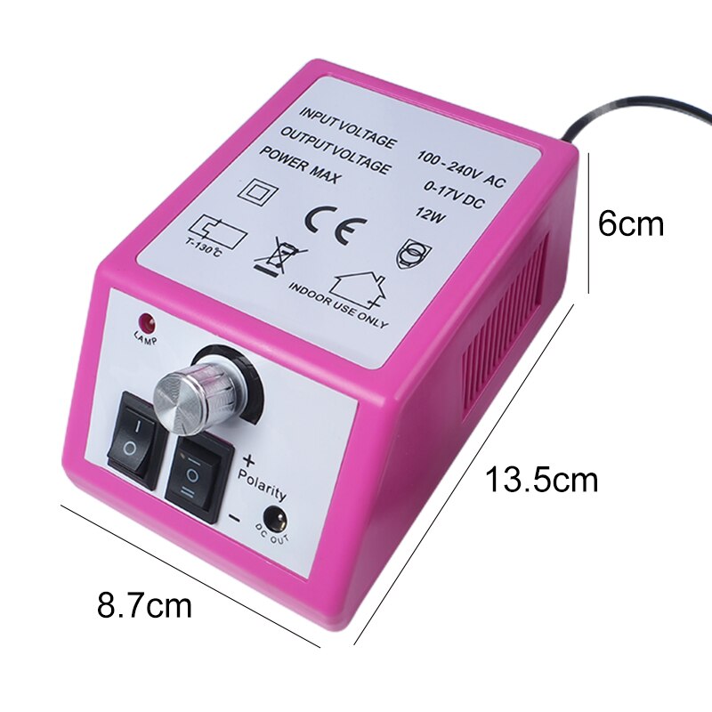 Electric Manicure Machine Set 20000RPM Nail Drill Milling Cutter Nail Art Sanding File Gel Cuticle Remover