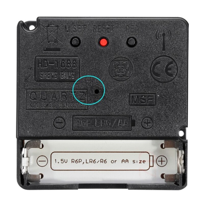 Movimento orologio silenzioso radiocontrollato atomico kit fai-da-te germania DCF segnale HR9312 kit di riparazione sostituzione modalità