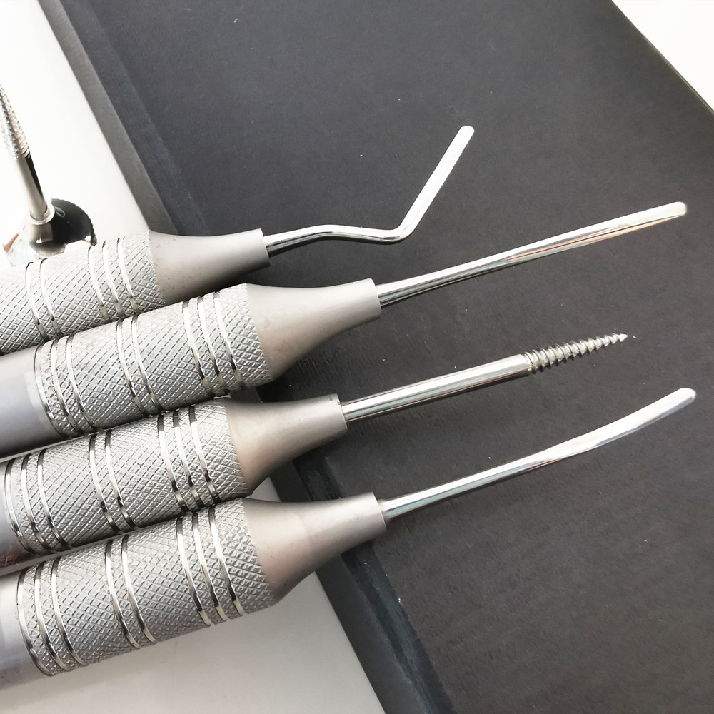 Periotomos de extracción atraumática, instrumentos de implante Dental, 5 piezas