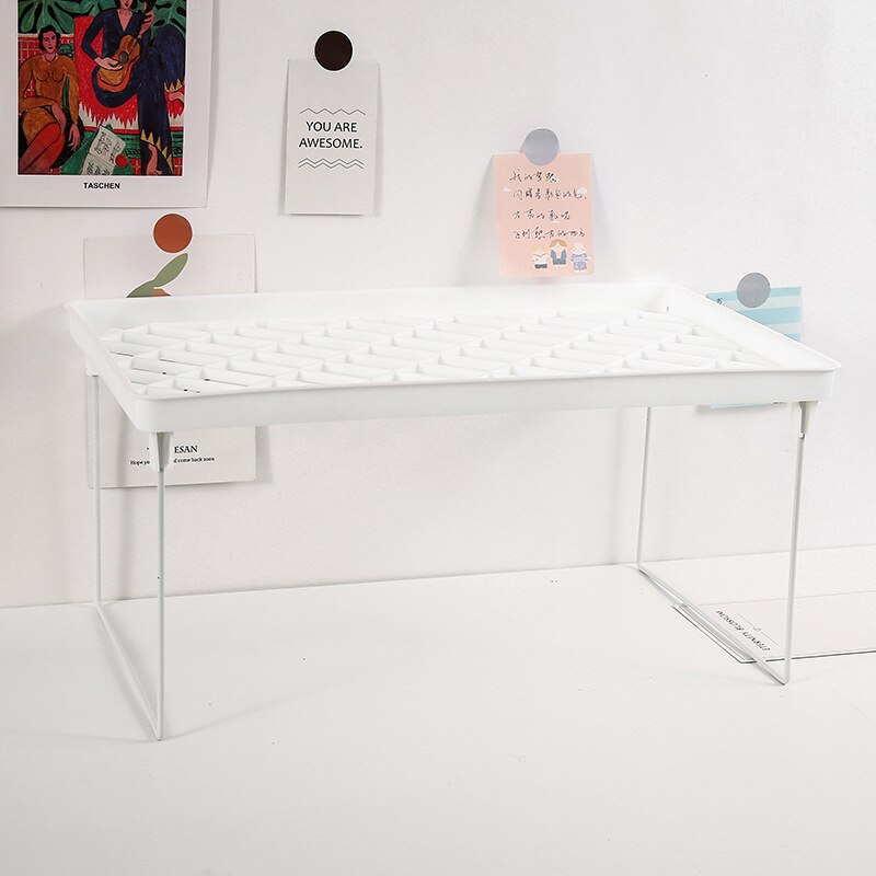 Multifunctionele Mini Opvouwbare Huishoudelijke Staande Opbergrek Voor Huis Keuken Opslag Rack SP99: large