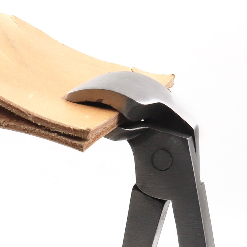Håndlavet læder tryk kant flad tang diy håndtaske tegnebog gør tænger værktøj bøjede mund tænger værktøjer