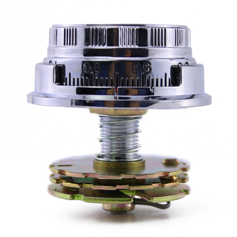 Rotation Mechanical code disk lock 3 discs Vault password lock Safe deposit box Accessories