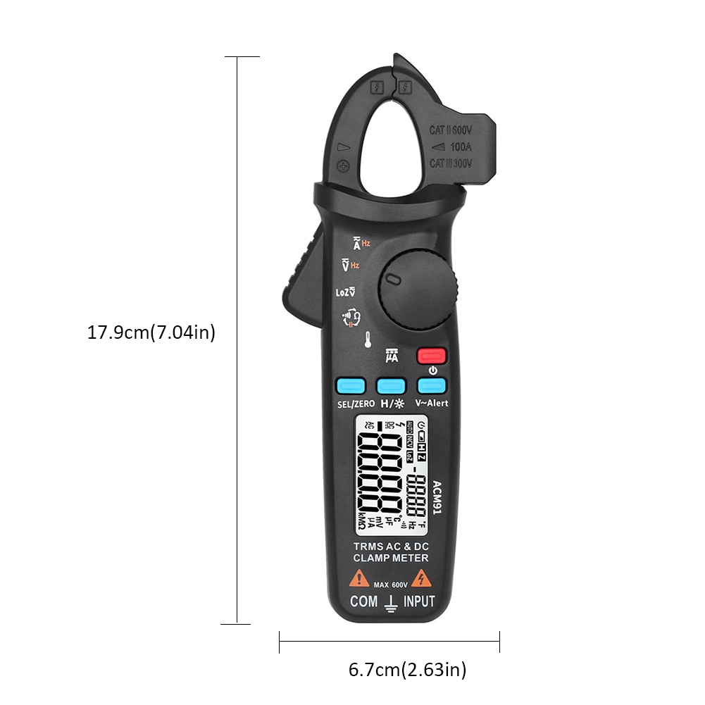 ACM91 Digital Multimeter Digital Multi Tester Voltmeter Ammeter Ohmmeter AC/DC Ohm Volt Amp And Diode Voltage Tester Meter