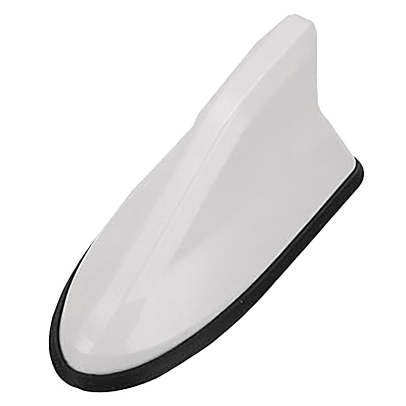 TopCar Shark Fin Antenna Second Generation Antenna Tail Modification Special with Signal Radio Antenna Free Punching: White