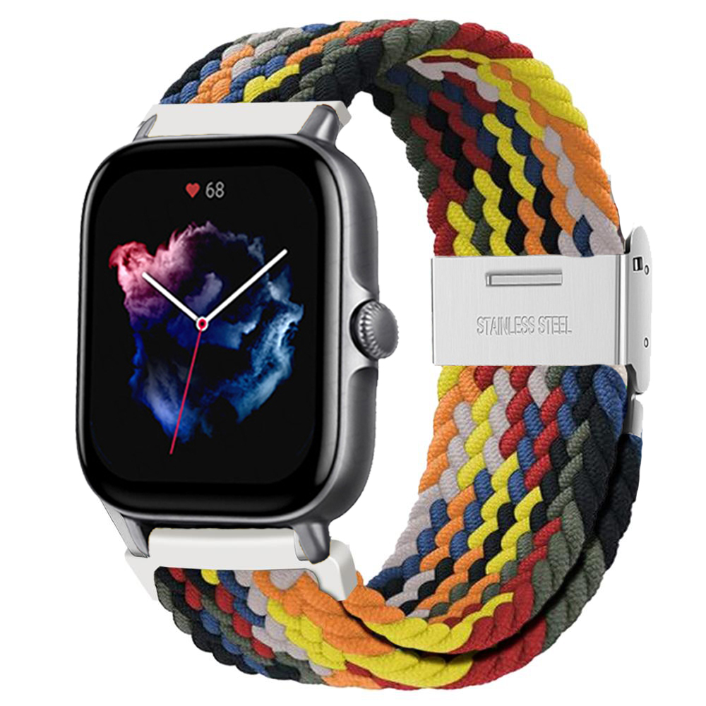 Correa de 20mm/22mm para Amazfit GTS/2/2e/3/4/GTS2 Mini/GTR/3/Pro/4/GTR2/47mm/stratos pulsera elástica trenzada para reloj Amazfit bip: Fotocromático / 22mm