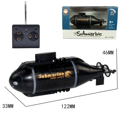 Mini Afstandsbediening Submarine Boy Bad Speelgoed Voor Kids Kinderen Rc Boot Onder Water Aquarium Speelgoed Elektrische Meisje 6 8 Jaar Oud: 66 Black