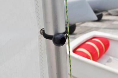 4Pcs 6" Ball Flag Bungee Ties to attach Windsocks &amp; Flags to Poles for Festival