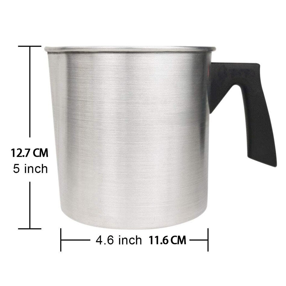 1.2 Kaars Melting Pot Wax Smelten Cup Wax Smelten Pot Kaars Maken Gieten Pot Voor Thuis Diy Kaars Winkel Gieten pot