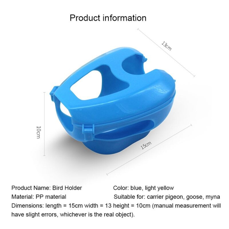 Pigeon Holder Pigeon Supplies Nutrient Solution Appliances Carrier Pigeon Eye Fixation With Foot Ring Durable Tools