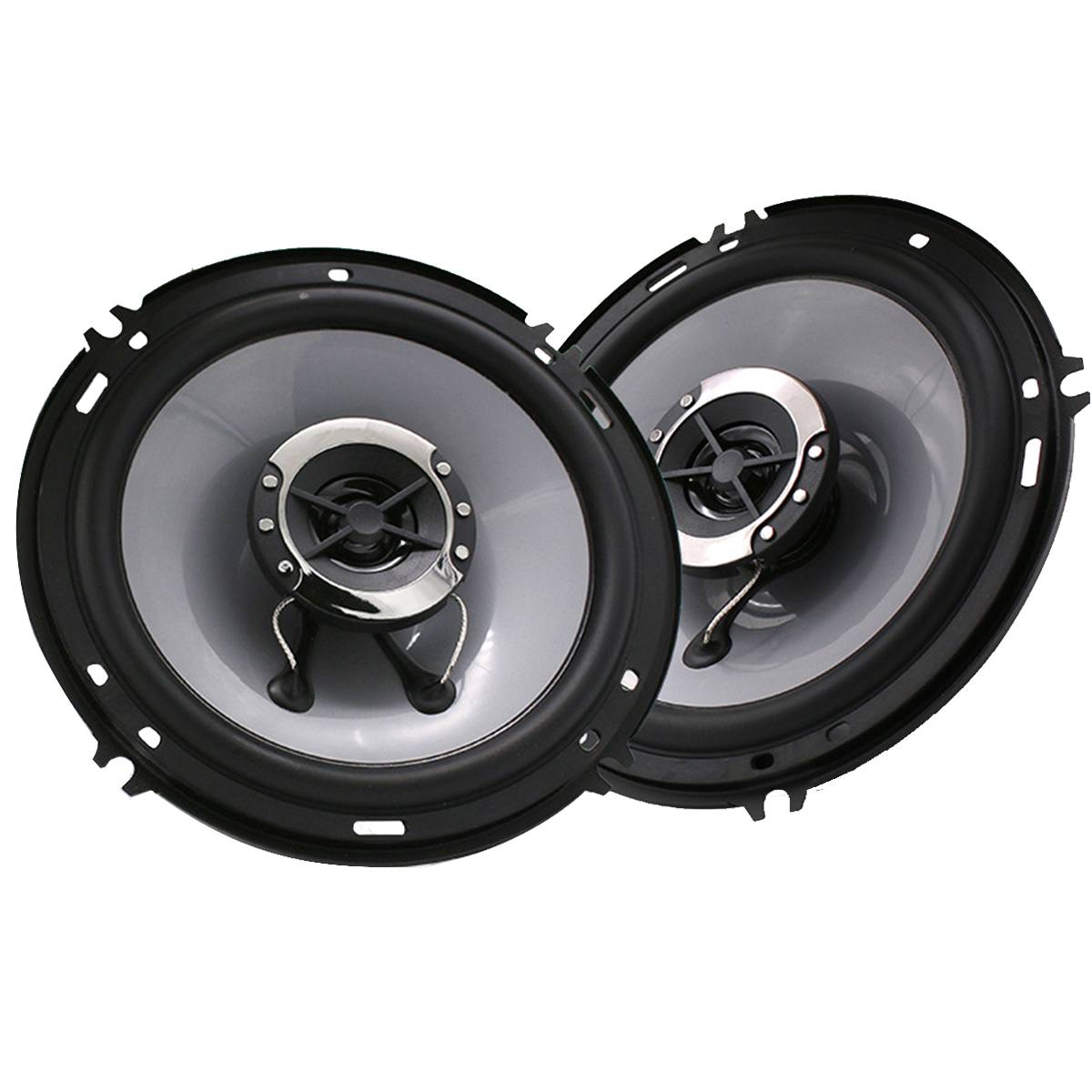 2 Pcs 6 Inch 400W Car Speaker 2 CH 360 Degree Stereo Surround DIY Bass Horn Subwoofer Coaxial Loudspeaker Car Modified Speaker