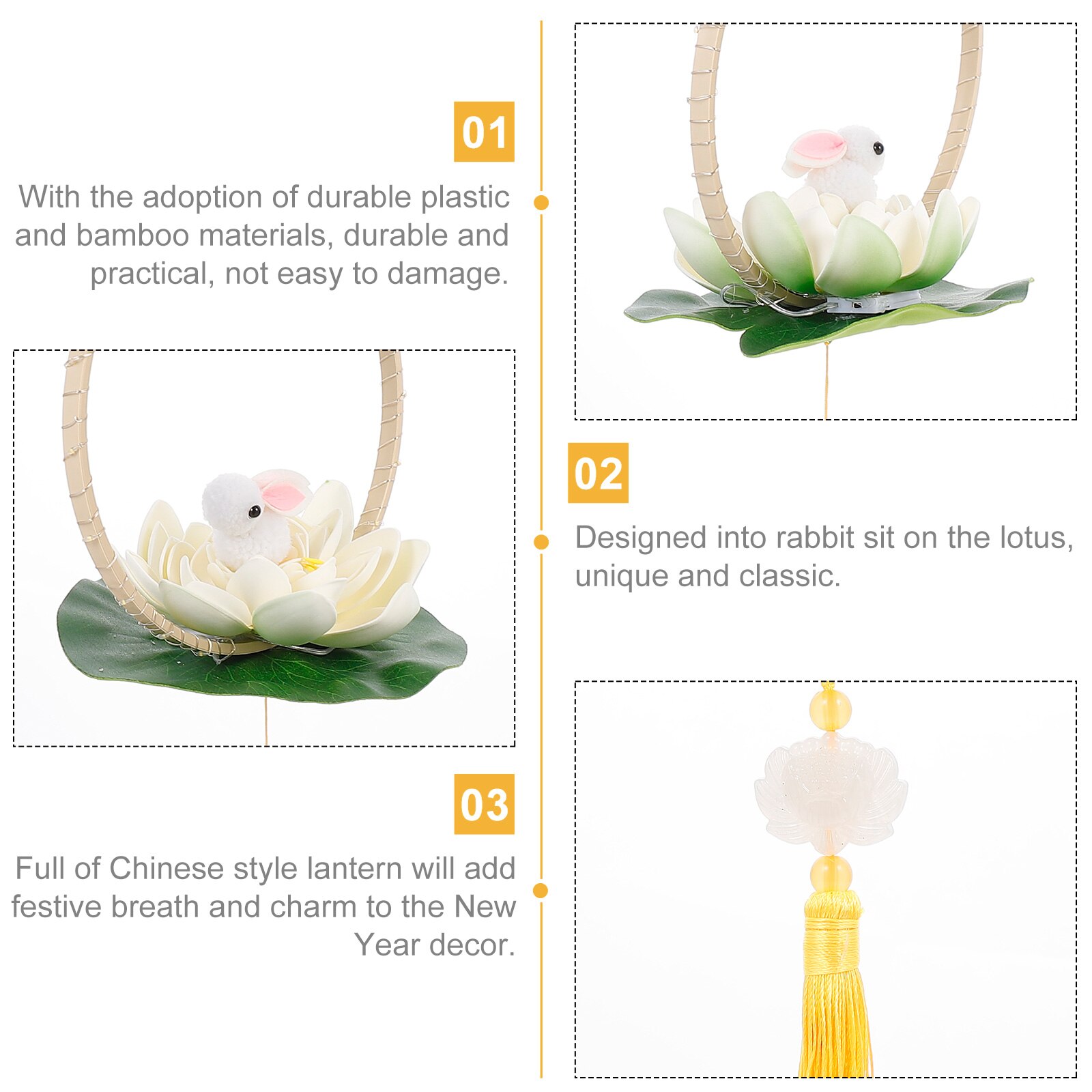 1 Set DIY Lantern Kit Hand Making Lantern Kit DIY Lotus Lantern