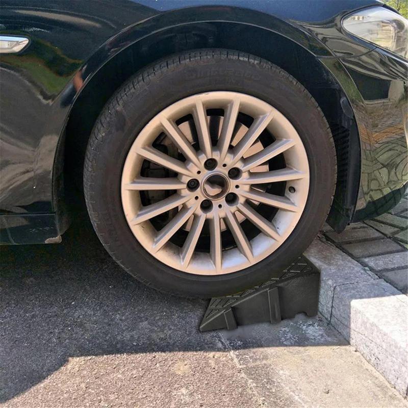 Auto Stoeprand Zware PVC Draagbare Lichtgewicht Drempel Oprit Antislip Auto Wiel Oprit Opritten Fiets Motor Accessoires
