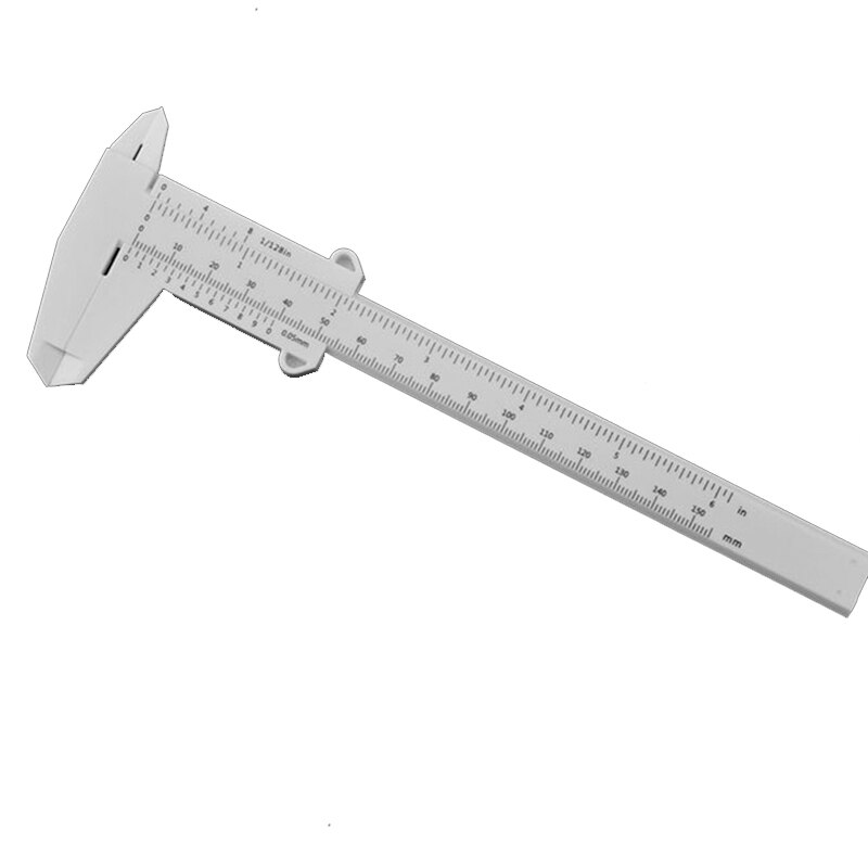 0-150MM 6inch Pure plastic vernier caliper with dial plastic dial caliper gauge digital caliper micrometer thickness gauge: plastic vernier