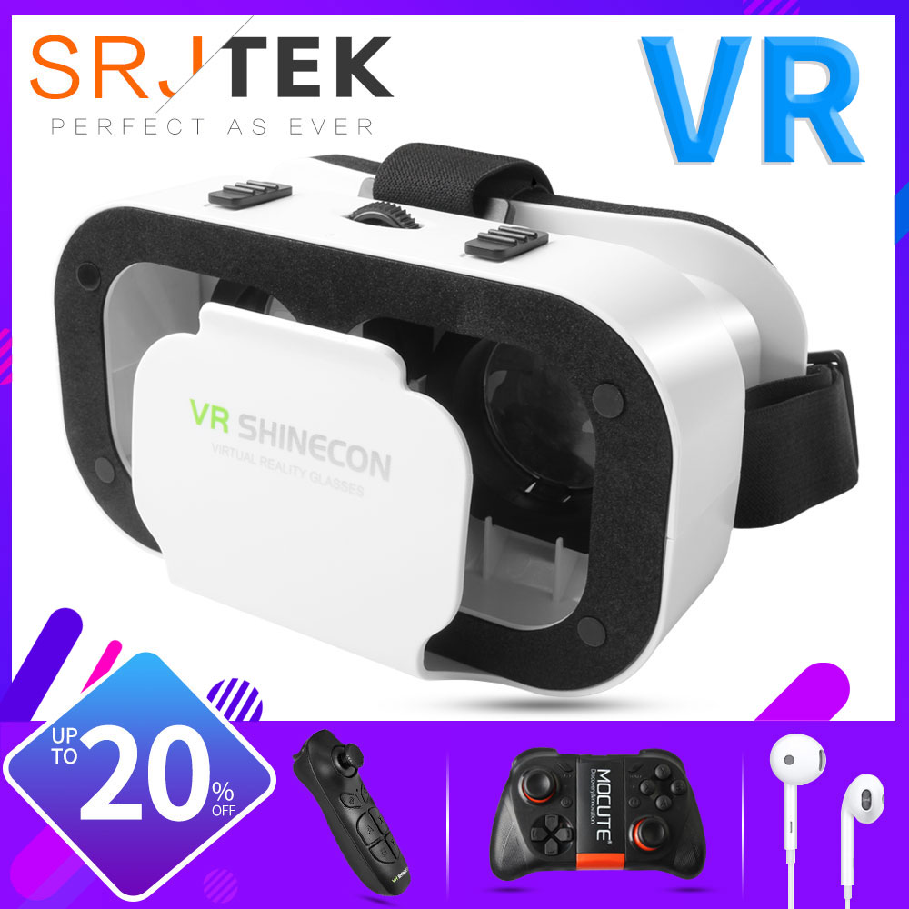 5,0 VR Virtuelle Brille Realität 3D VR Gläser Smartphone Kasten Stereo Headset Helm Für IOS VR Gläser Android Rocker Googles Mini