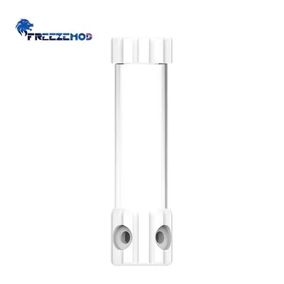 FREEZEMOD Transparent Computer Cylindrical Water Cooling Reservoir OD50MM POM Water Tank with Built-in Filtration PC Cooler: black