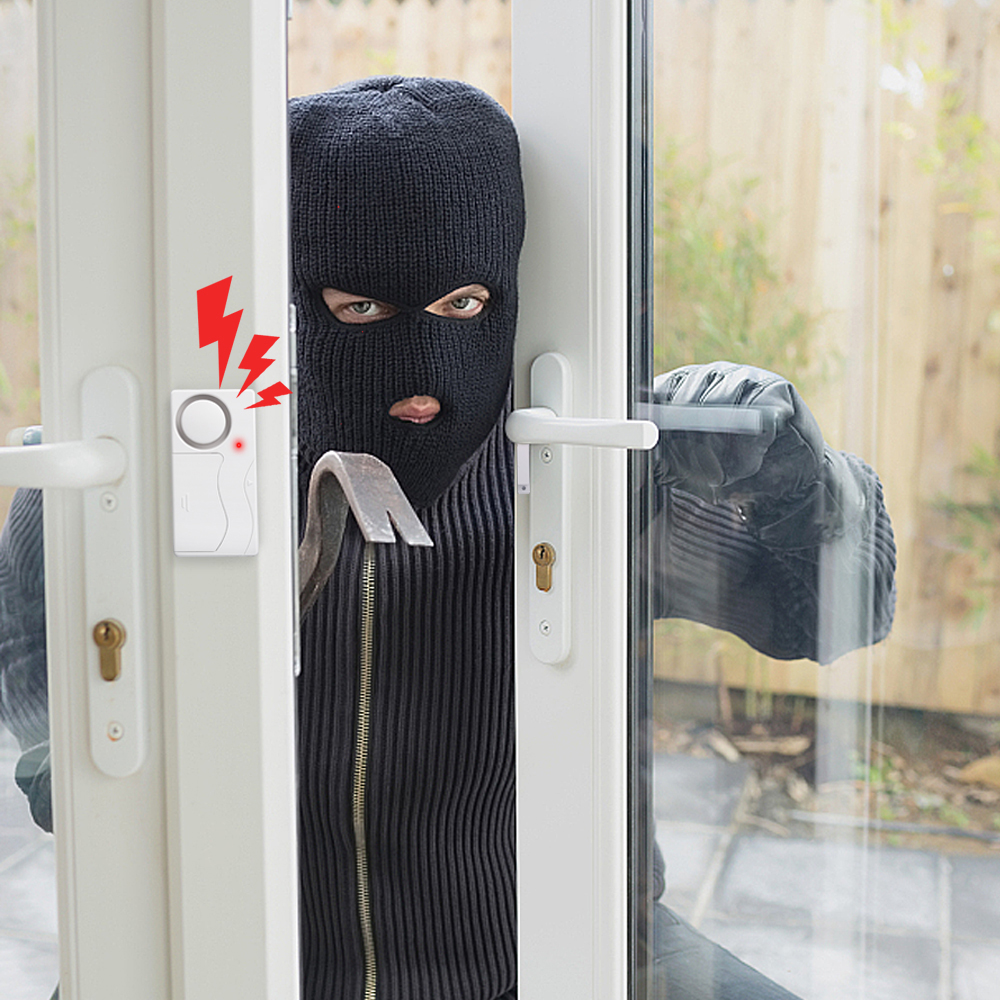 Awapow Drahtloser Türalarm mit Fernbedienung, Diebstahlschutz, Tür- und Fenster-Sicherheitsalarme, Heimsicherheitssensor, Einbruchalarme