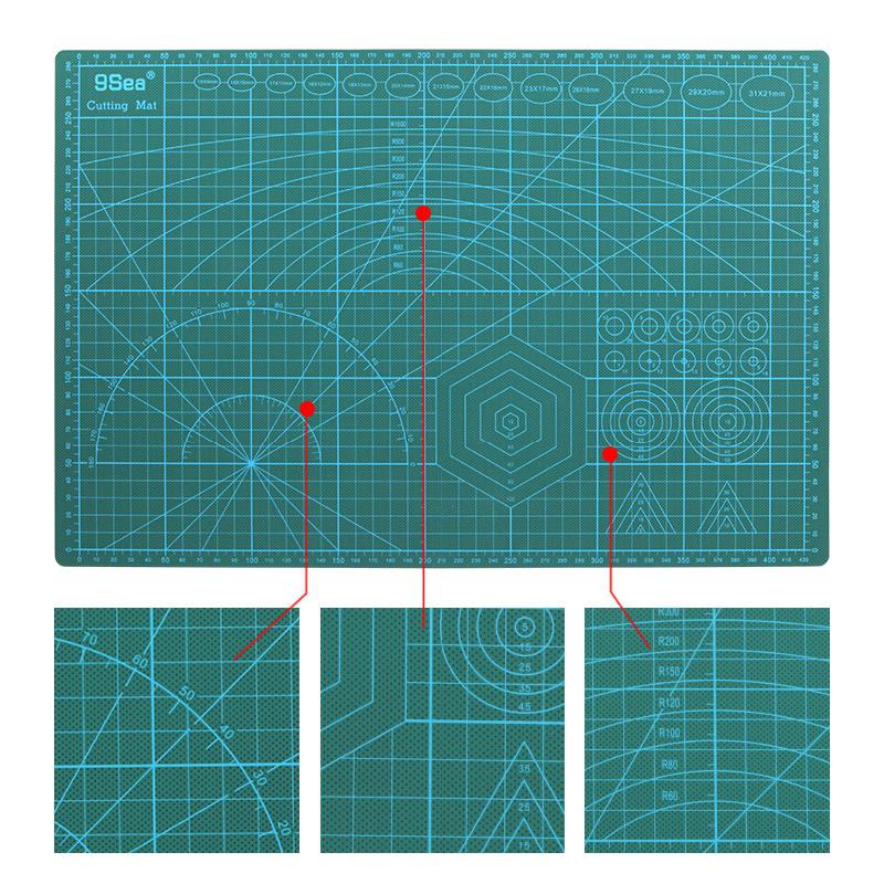 Jiuyang A3 Backing Board Hand - Cut Double - Sided Cutting Pad Carving Board Ultra - Light Clay Clay Pottery Tool Cutting board