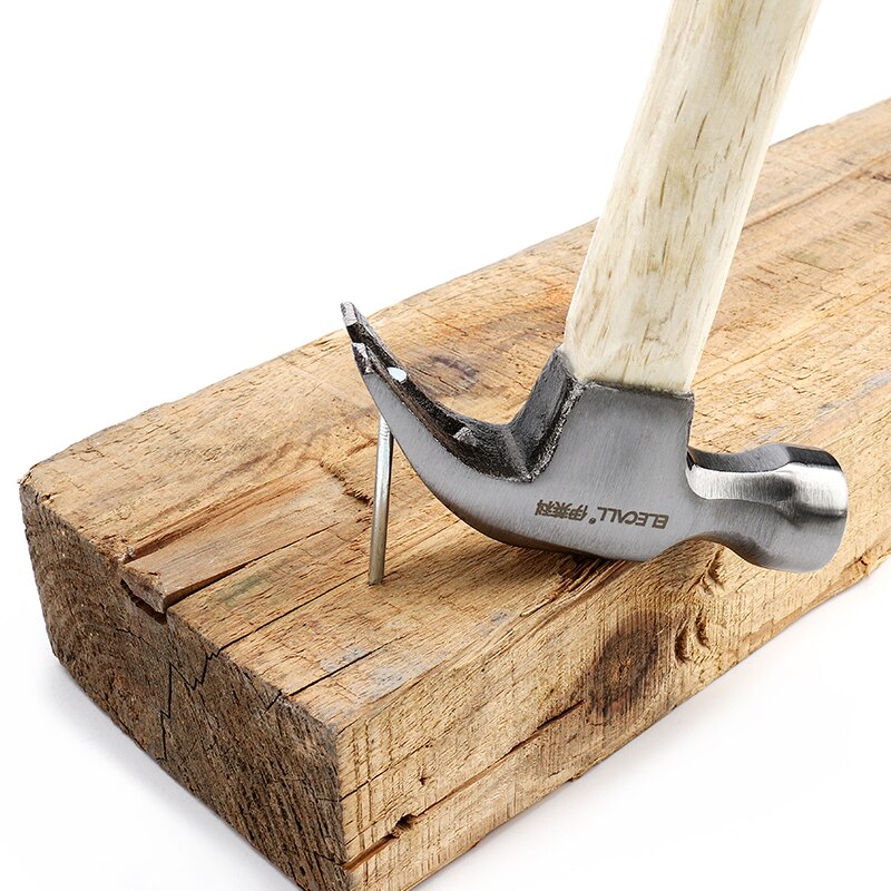 ELECALL-martillo de madera con garra para carpintería y herramienta electrónica, mini martillo de goma, martillos de seguridad, 0,25-0,5 kg