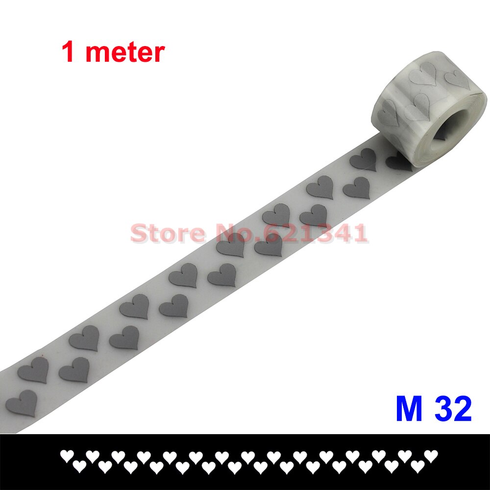 High Visibility Safely Silver Reflective Tape Iron On Fabric Clothes Heat Transfer Vinyl Film Zipper DIY M32 25mm*1m