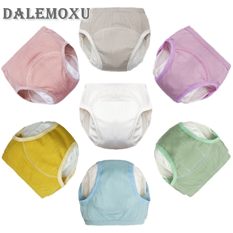DALEMOXU-couche d'été pour tout-petits, sous-vêtements, toilettes, pantalons d'entraînement imperméables, en tissu lavable pour enfants, short pour bébés