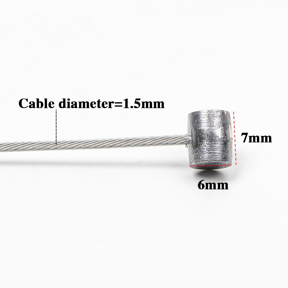 1.75m Road bike MTB Bike Fixed Gear Bicycle Brake Line Shift Shifter Gear Brake Cable Sets Core Inner Wire: Default Title