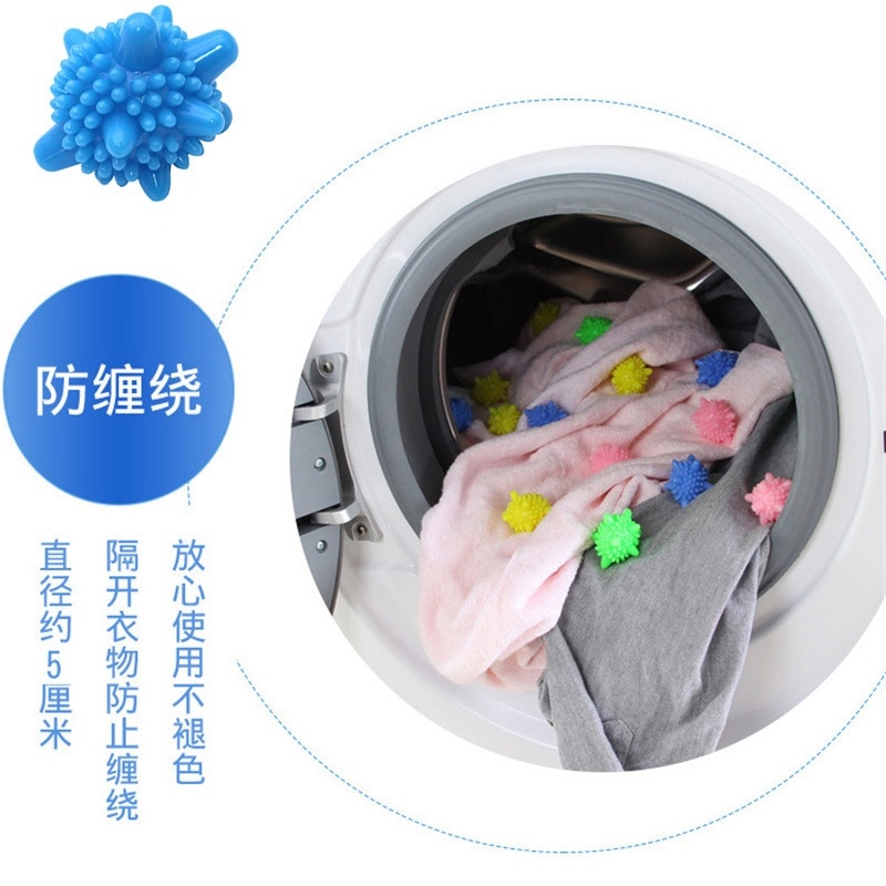 Genanvendelige magiske vasketøjskugler gummi vaskekugle til tøjpleje hjem og levende merchandise husholdnings rengøringsprodukter