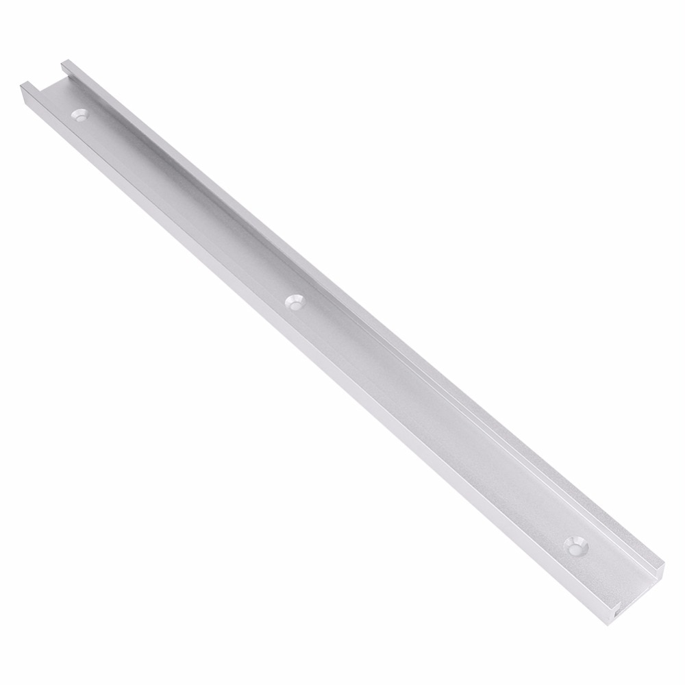 T-Track T-Slot Aluminum Alloy Track for Woodworking Workbench Machines 400mm Length