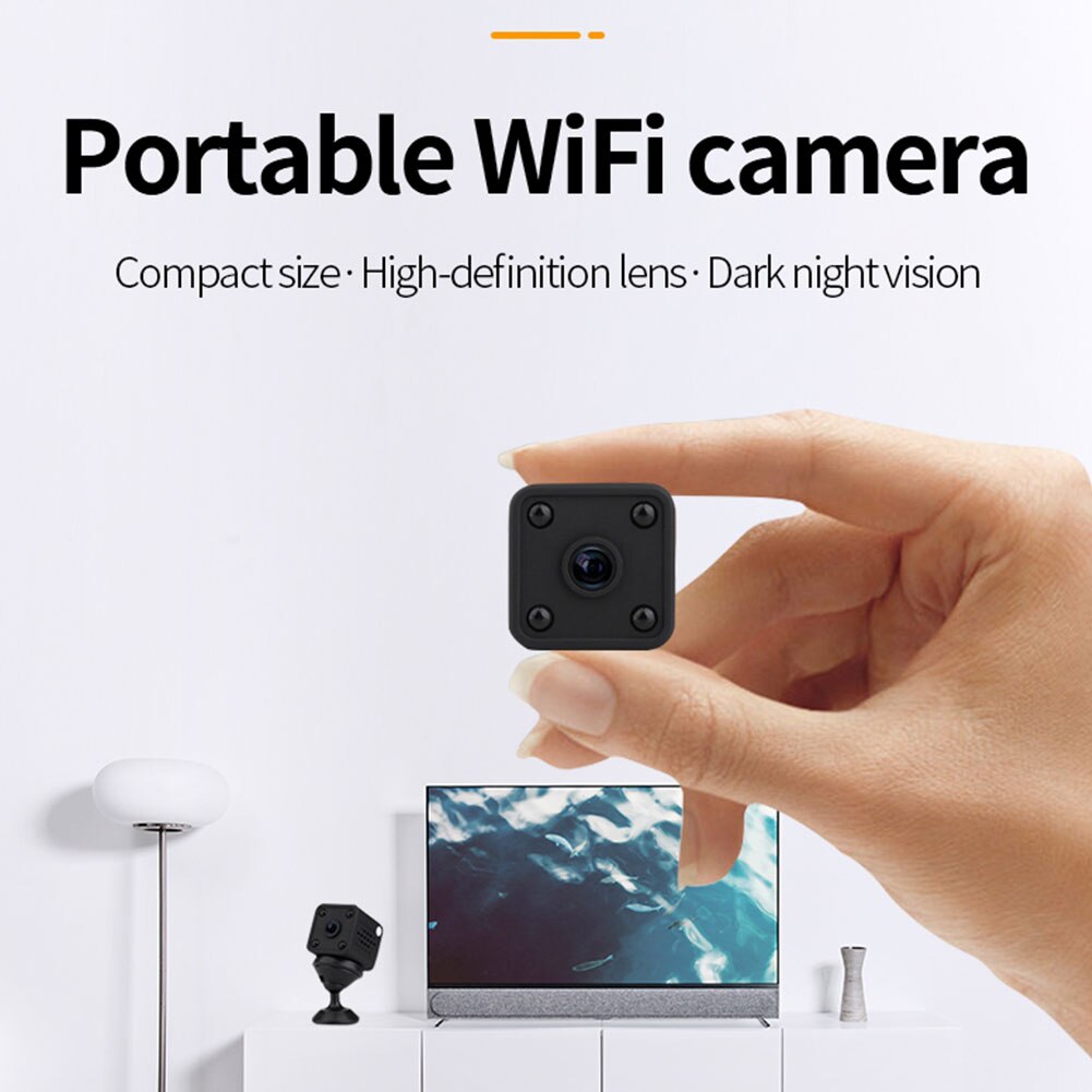 Hd Mini Wifi Camera Ip Camera Draadloze Bewakingscamera Wifi Video Recorder Met Nachtzicht Bewegingsdetectie Indoor Camera