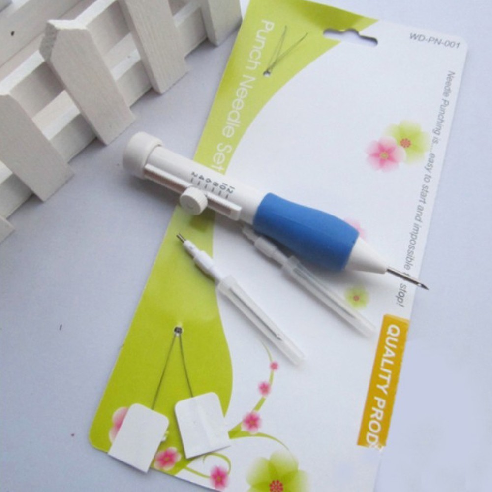 Aiguille de poinçonnage au point de croix | Broderie russe, aiguille de poinçonnage au Crochet, aiguilles à tricoter, outil de couture artisanal, accessoires de couture